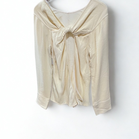 Victoria Beckham Off-White Backless Blouse UK 10 (US S) NWT - Picture 5 of 9